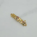 Herraje Mamá 1.1 g / 2.5 cm Oro Amarillo 18K