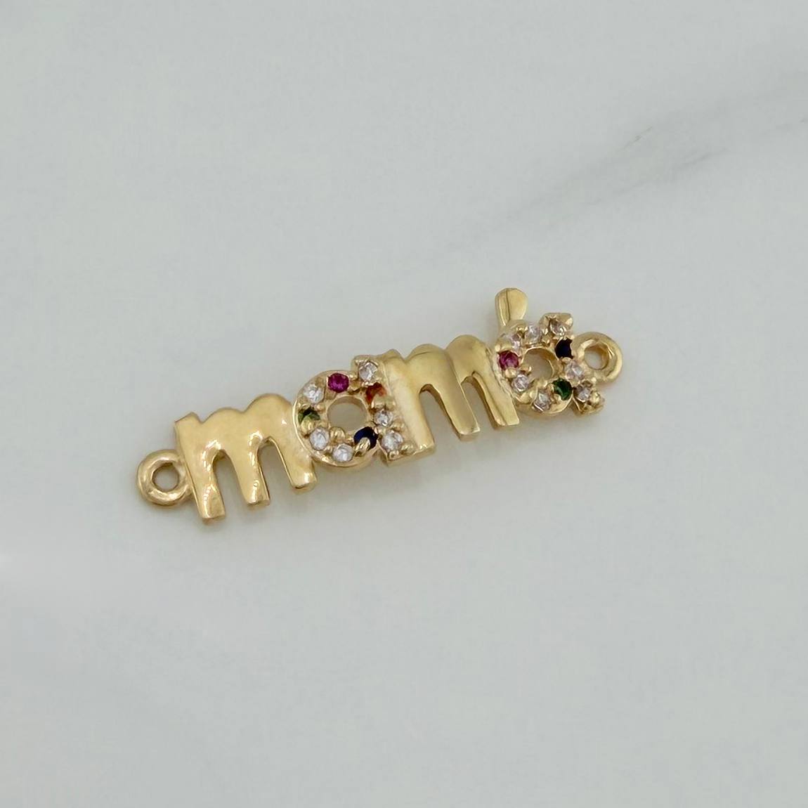 Herraje Mamá 1.1 g / 2.5 cm Oro Amarillo 18K
