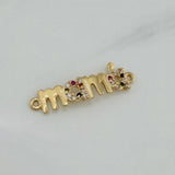 Herraje Mamá 1.1 g / 2.5 cm Oro Amarillo 18K