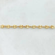 Herraje Retazo GC 9 Eslabones 0.7gr / 5.8cm / 3.4mm Oro Amarillo 18K