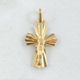 Dije Cruz Cristo 1.3gr / 2.8cm / Oro 18K