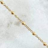 Pulso Denario Virgen Milagrosa Cruz 4.5gr / 21cm / Oro 18K