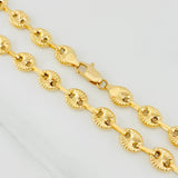 Cadena Rustica GC 23.2g / 60cm / 8.2mm Oro Amarillo 18K