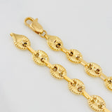 Pulso Rustico GC 9.4g / 21cm / 8.1mm Oro Amarillo 18K