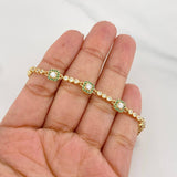Pulso Halo 9.6g / 18cm / 2.7mm Oro Amarillo 18K