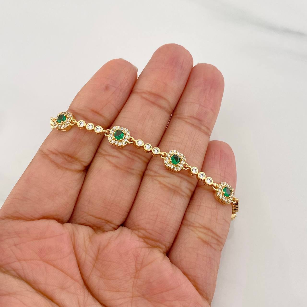 Pulso Halo 9.2g / 18cm / 2.6mm Oro Amarillo 18K