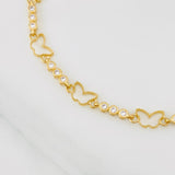 Pulso Mariposas 5.45g / 17cm / 2.7mm Oro Amarillo  Nac Esp 18K