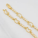 Pulso Mariposas 5.45g / 17cm / 2.7mm Oro Amarillo  Nac Esp 18K