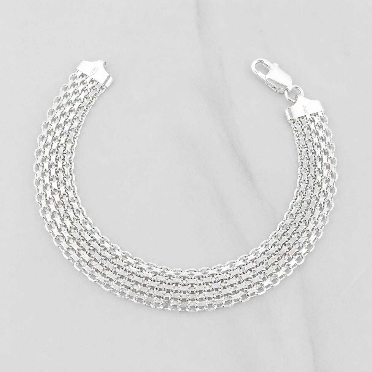 Pulso Chino 14.05 g / 21.05 cm / 11.75 mm Plata 925