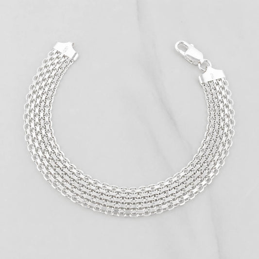 Pulso Chino 14.05 g / 21.05 cm / 11.75 mm Plata 925