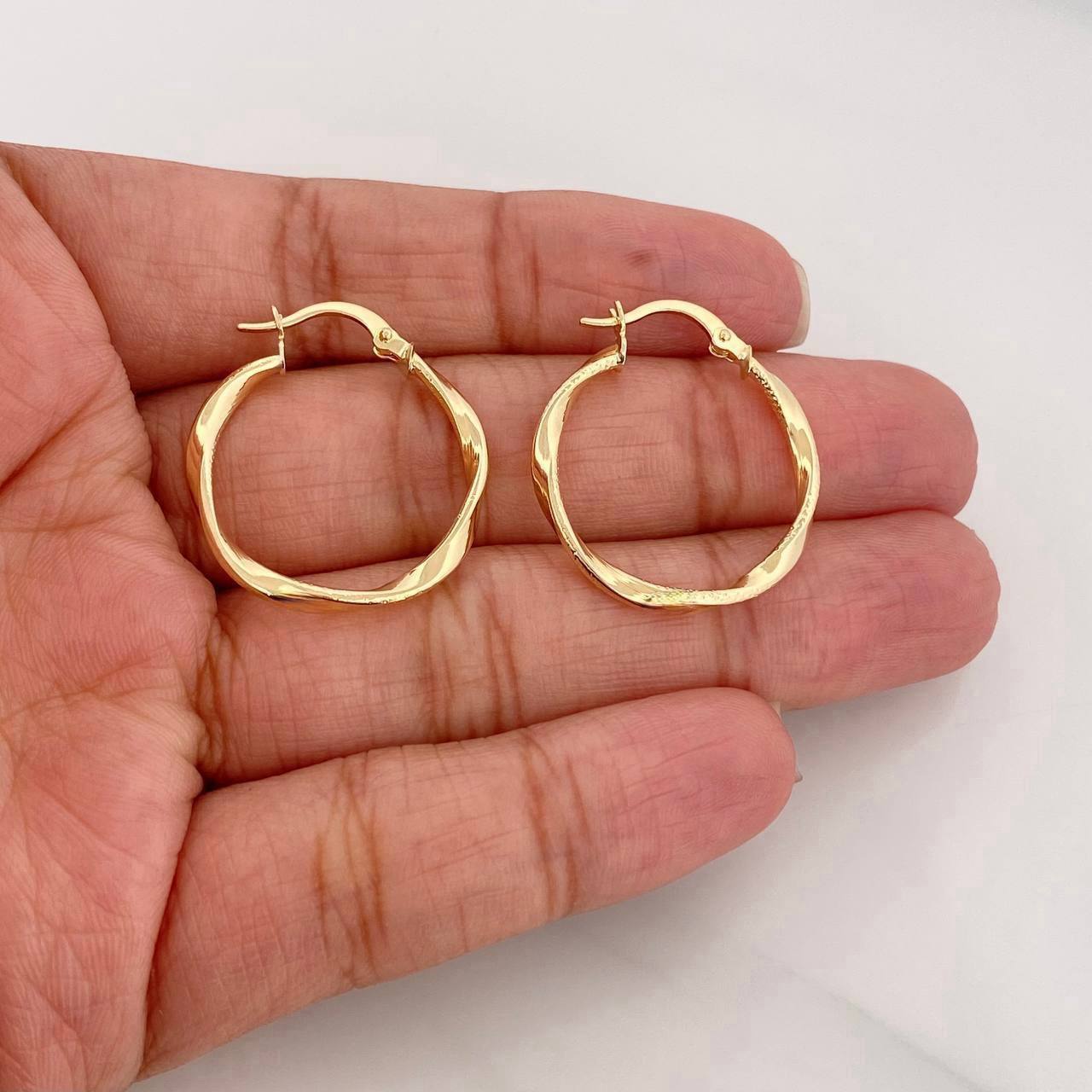 Candongas Eve 1.5g / 2.6cm Oro Amarillo 18K