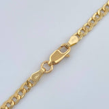 Cadena Cubana 7.15gr / 59cm / 3.14mm Oro Amarillo +1 18K %