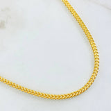 Cadena Franco 15.65gr / 65cm / Oro Amarillo +3 18K ©