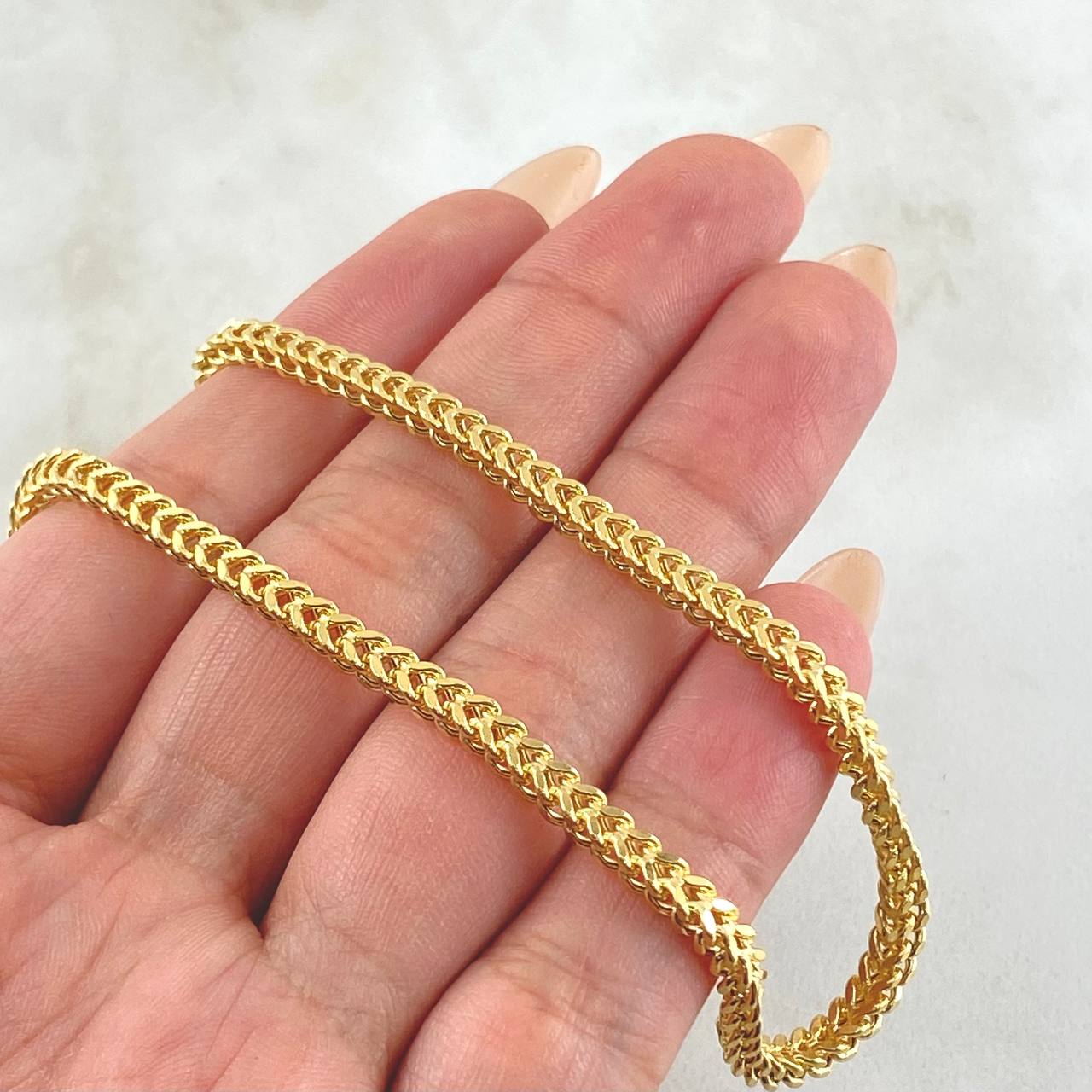 Cadena Franco 15.65gr / 65cm / Oro Amarillo +3 18K ©
