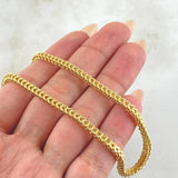 Cadena Franco 15.65gr / 65cm / Oro Amarillo +3 18K ©