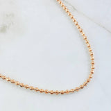 Cadena Militar Media Luna 19.65gr / 65cm / Oro Rosa Nac.Esp. 18K ©