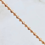 Cadena Militar Media Luna 19.65gr / 65cm / Oro Rosa Nac.Esp. 18K ©
