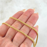 Cadena Franco 7.7gr / 65cm / Oro Amarillo +3 18K ©