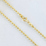 Cadena Militar Media Luna 6.35gr / 50cm / Oro Amarillo Nac.Esp. 18K ©