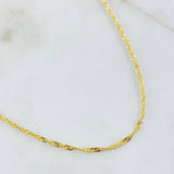 Cadena Singapur 5.05gr / 60cm / Oro Amarillo +3 18K ©