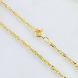 Cadena Singapur 5.05gr / 60cm / Oro Amarillo +3 18K ©
