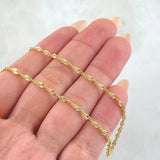 Cadena Singapur 5.05gr / 60cm / Oro Amarillo +3 18K ©
