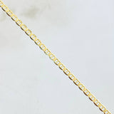 Cadena Escalera 4gr / 60cm / Oro Amarillo +3 18K