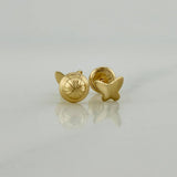 Topos Mariposa 0.7 g / 4.68 mm Oro Amarillo 18K