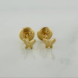 Topos Mariposa 0.55gr / 3.55mm Oro Amarillo 18K &