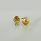 Topos Mariposa 0.55gr / 3.55mm Oro Amarillo 18K &