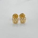 Topos Rostro Perro 0.75 g / 6.05 mm Oro Amarillo 18K