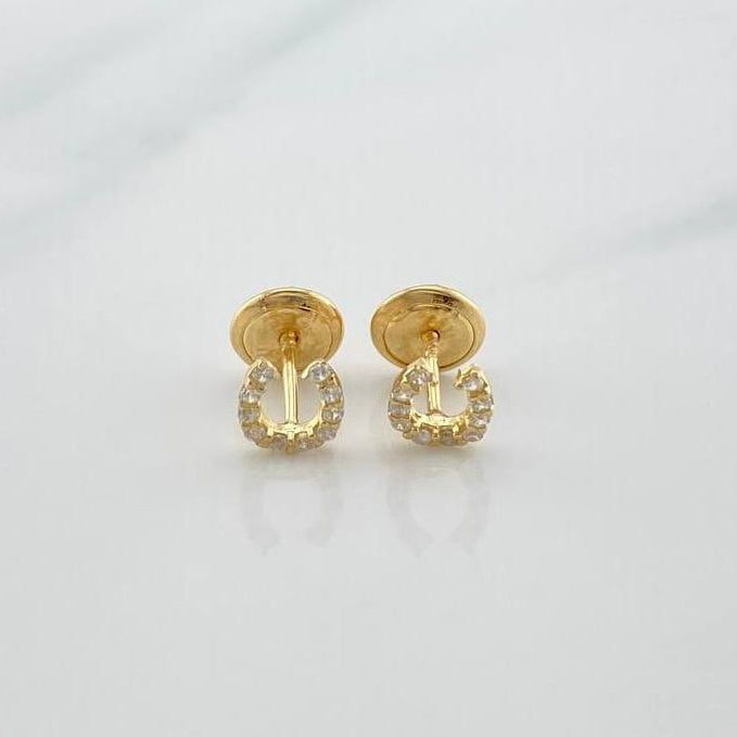 Topos Herradura 0.7gr / 5.56mm Oro Amarillo 18K