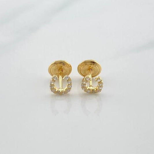 Topos Herradura 0.7gr / 5.56mm Oro Amarillo 18K