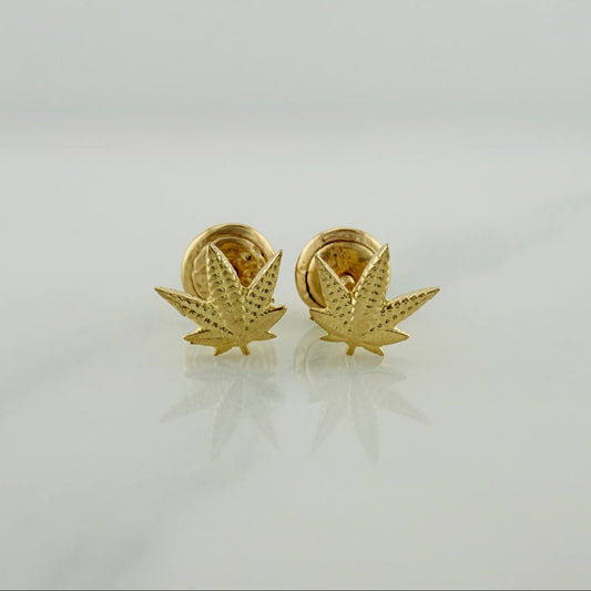 Topos Hojas 0.8 g / 6.35 mm Oro Amarillo 18K