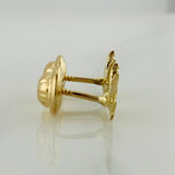 Topos Hojas 0.8 g / 6.35 mm Oro Amarillo 18K