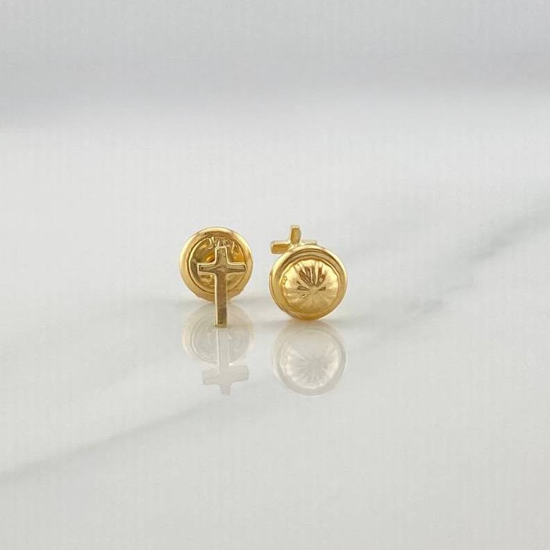 Topos Cruz 0.55 g / 5.75 mm Oro Amarillo 18K