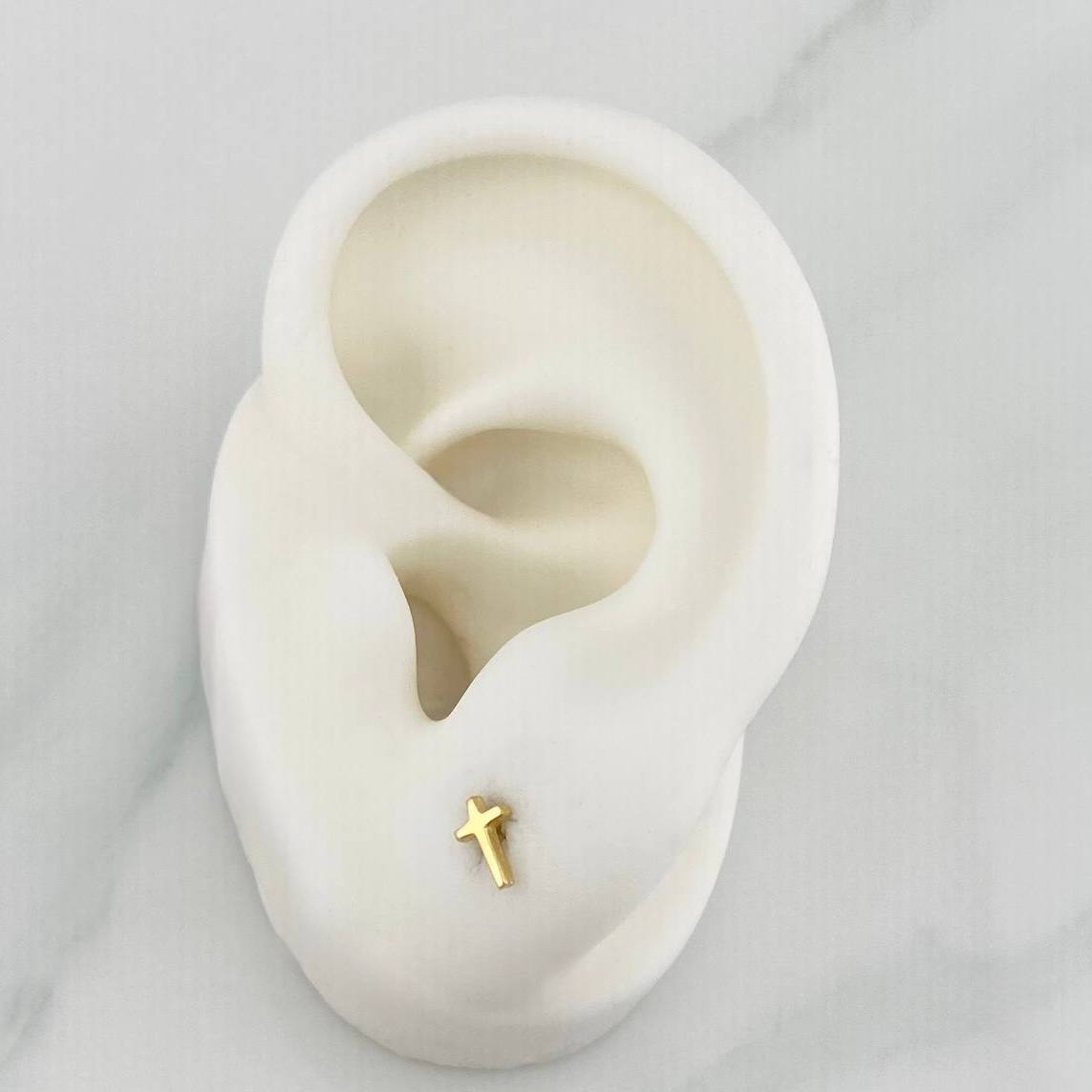 Topos Cruz 0.55 g / 5.75 mm Oro Amarillo 18K