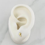 Topos Cruz 0.55 g / 5.75 mm Oro Amarillo 18K