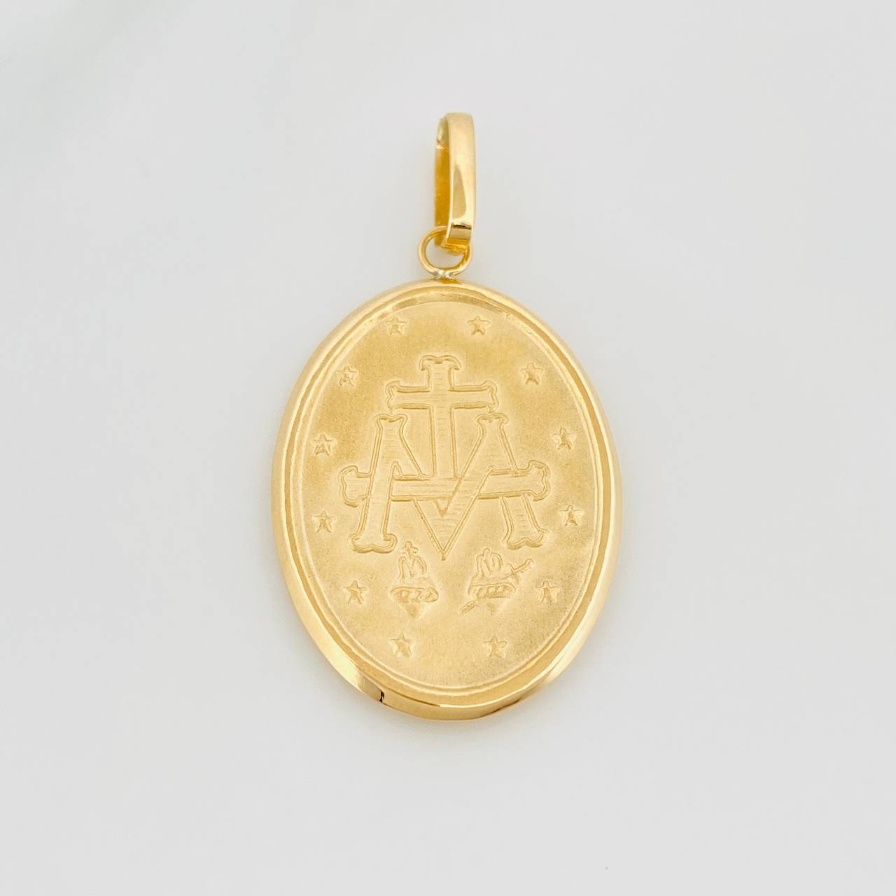 Dije Virgen Milagrosa 3 g / 4.2 cm Oro Amarillo 18K