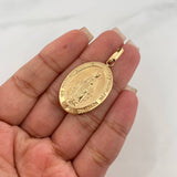 Dije Virgen Milagrosa 3 g / 4.2 cm Oro Amarillo 18K