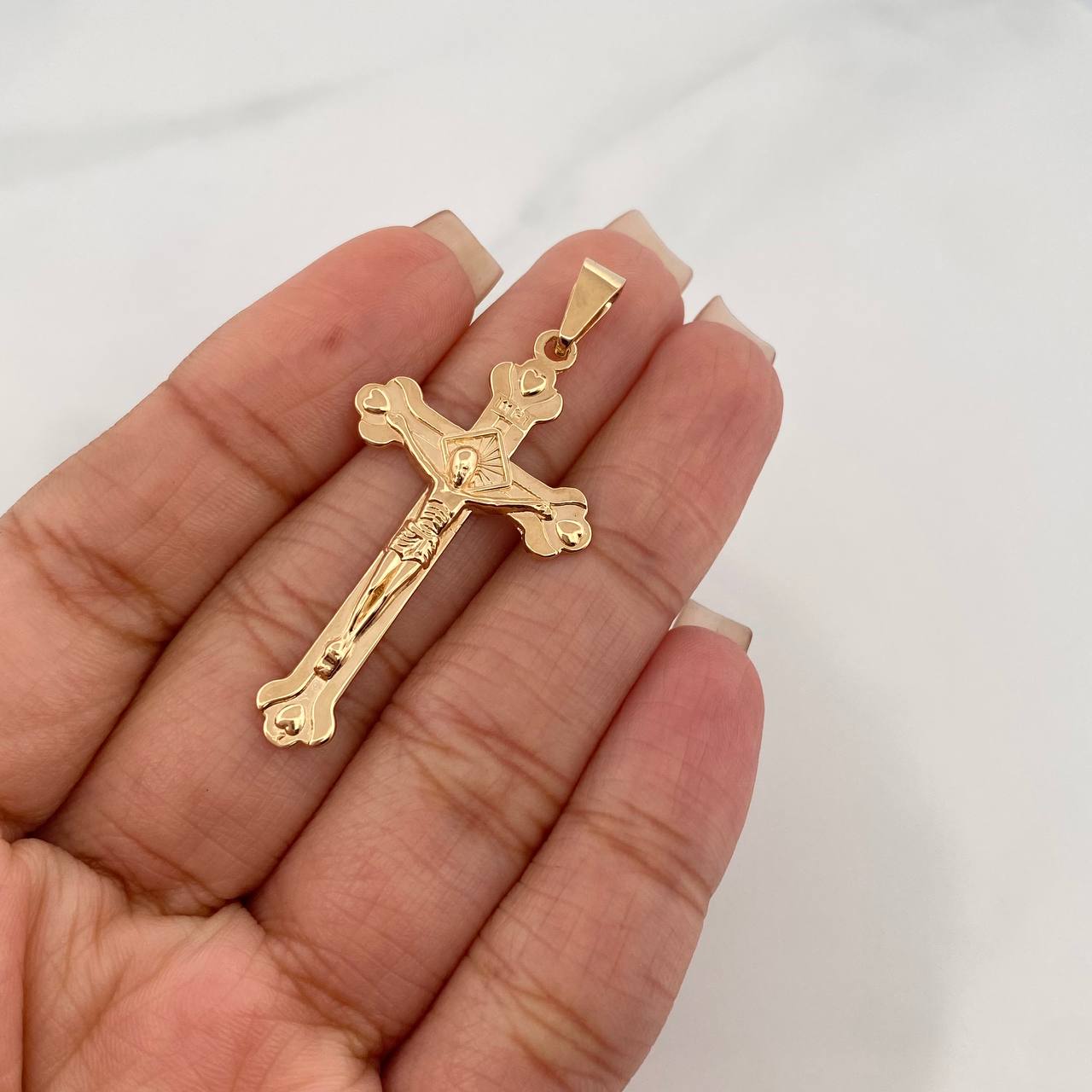 Dije Cruz Cristo 4.05 g / 4.7 cm Oro Amarillo 18K