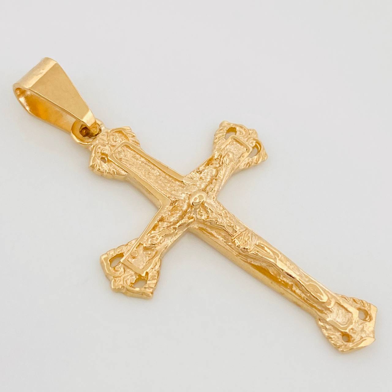 Dije Cruz Cristo 3.35 g / 4 cm Oro Amarillo 18K