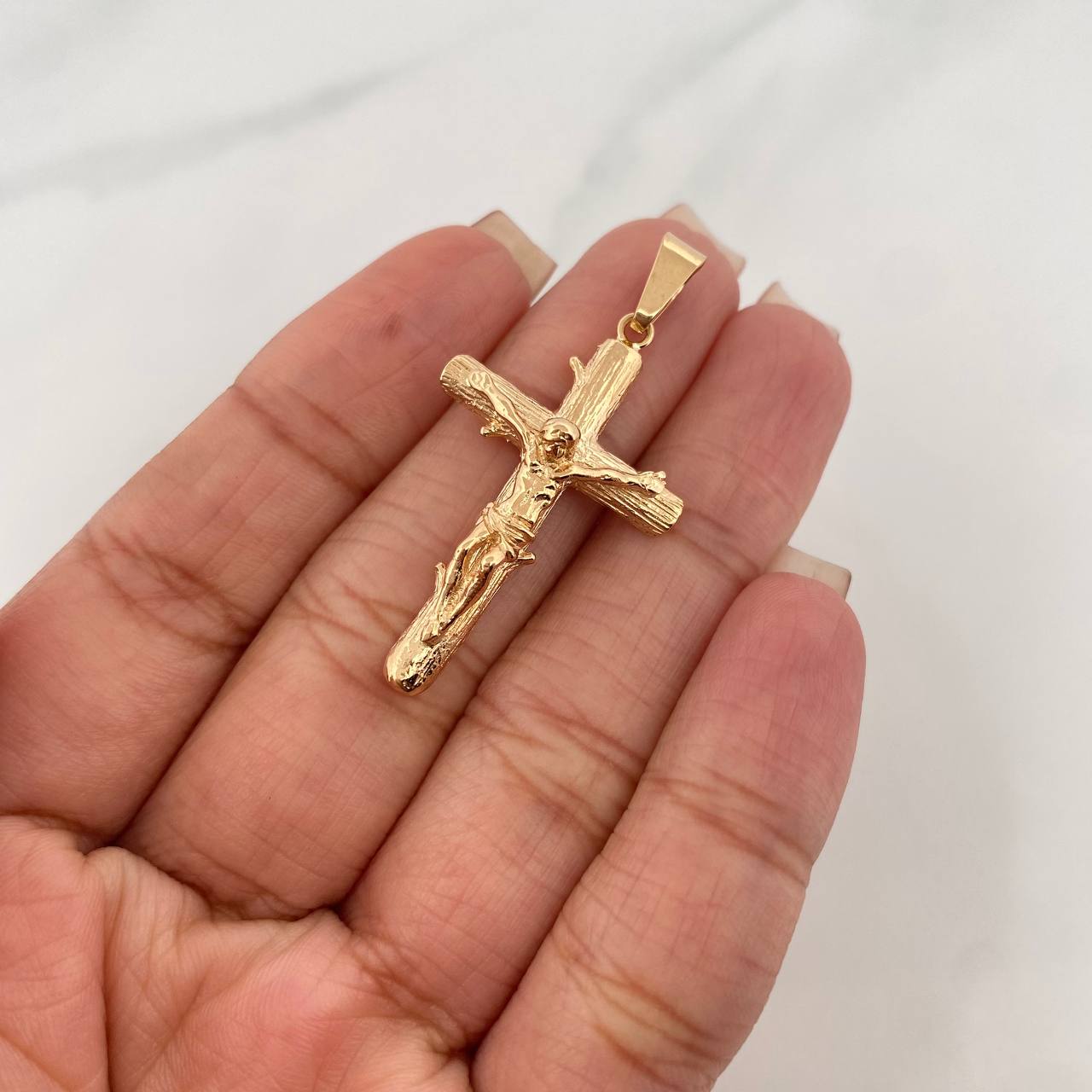 Dije Cruz Cristo 4.55 g / 4.3 cm Oro Amarillo 18K