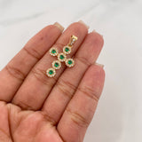 Dije Cruz Tupida 2.85 g / 3 cm Oro Amarillo 18K