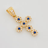 Dije Cruz Tupida 2.65 g / 3 cm Oro Amarillo 18K