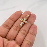 Dije Cruz Tupida 1.9 g / 2.7 cm Oro Amarillo 18K