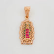 Dije Virgen De Guadalupe 7.35 g / 5 cm Oro Rosa 18K
