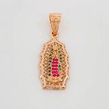 Dije Virgen De Guadalupe 7.35 g / 5 cm Oro Rosa 18K
