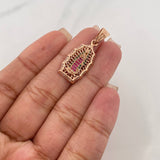 Dije Virgen De Guadalupe 3.4 g / 3.2 cm Oro Rosa 18K