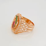 Anillo Virgen De Guadalupe 4.9 g / T7 Oro Rosa 18K